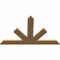 Ekena Millwork Saratoga Timber Gable Bracket, Western Red Cedar, 60"W x 38"H x 1 1/2"D x 5 1/2"F, 15/12 Pitch GBW060X38X0206SAR00SWR - alternate 3